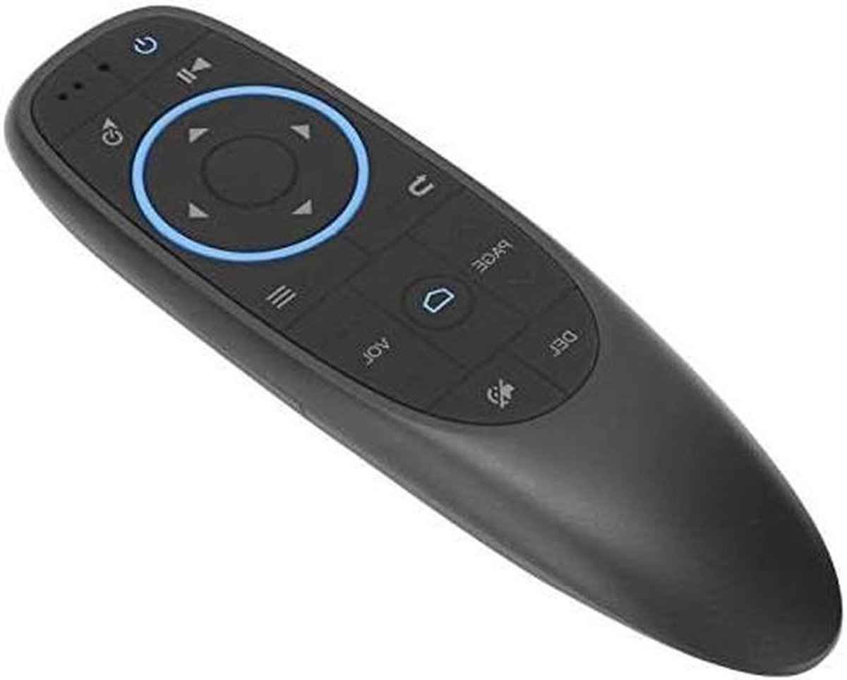 Afstandsbediening - Air Mouse - Smart TV Bediening - 6-assige Gyroscoop - 10 Meter Bereik - Zwart