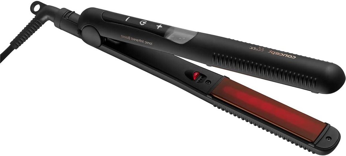 Haarstyling Tool - Stijltang Krultang - Dagelijkse Haarverzorging - Infrarood Ionische Boost - 2.5 meter snoer - Zwart Brons
