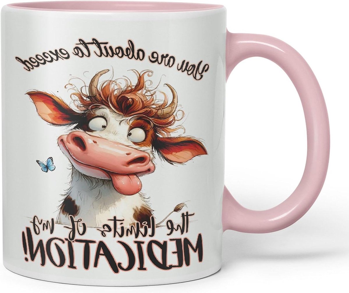 Sarcastische Mok - Grappenmok Cadeau - Warme Dranken - Dubbelzijdig Bedrukt - 330 ml - Roze