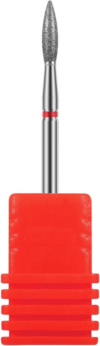 Nagelboor Bit - Manicure Accessoire - Nagelriemen Reinigen - Fijne Korrel - 3/32 Inch - Zilver