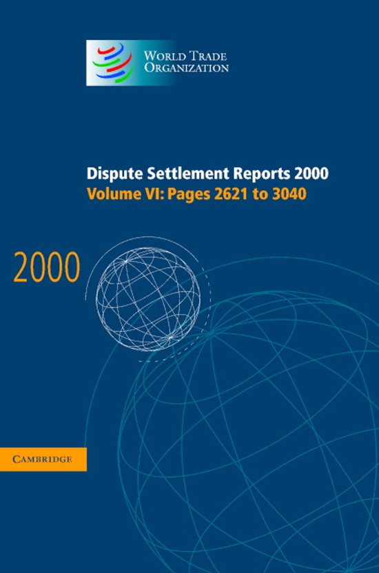 Dispute Settlement Reports 2000 - cover