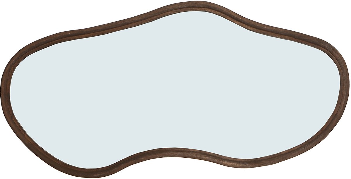 by Mooss - Spiegel - Old Brown - 140x70cm - Organisch - Vrolijk - Trendy - Hip - Uniek
