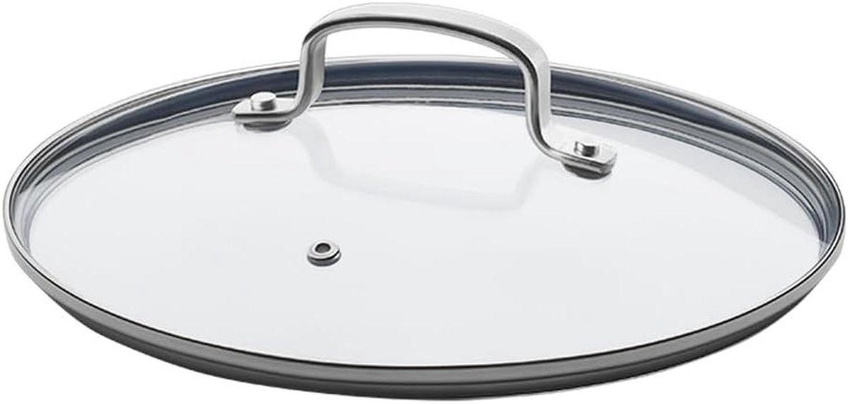 Glazen Deksel - Pan Deksel - Koken - Gehard Glas - 20 cm - Transparant
