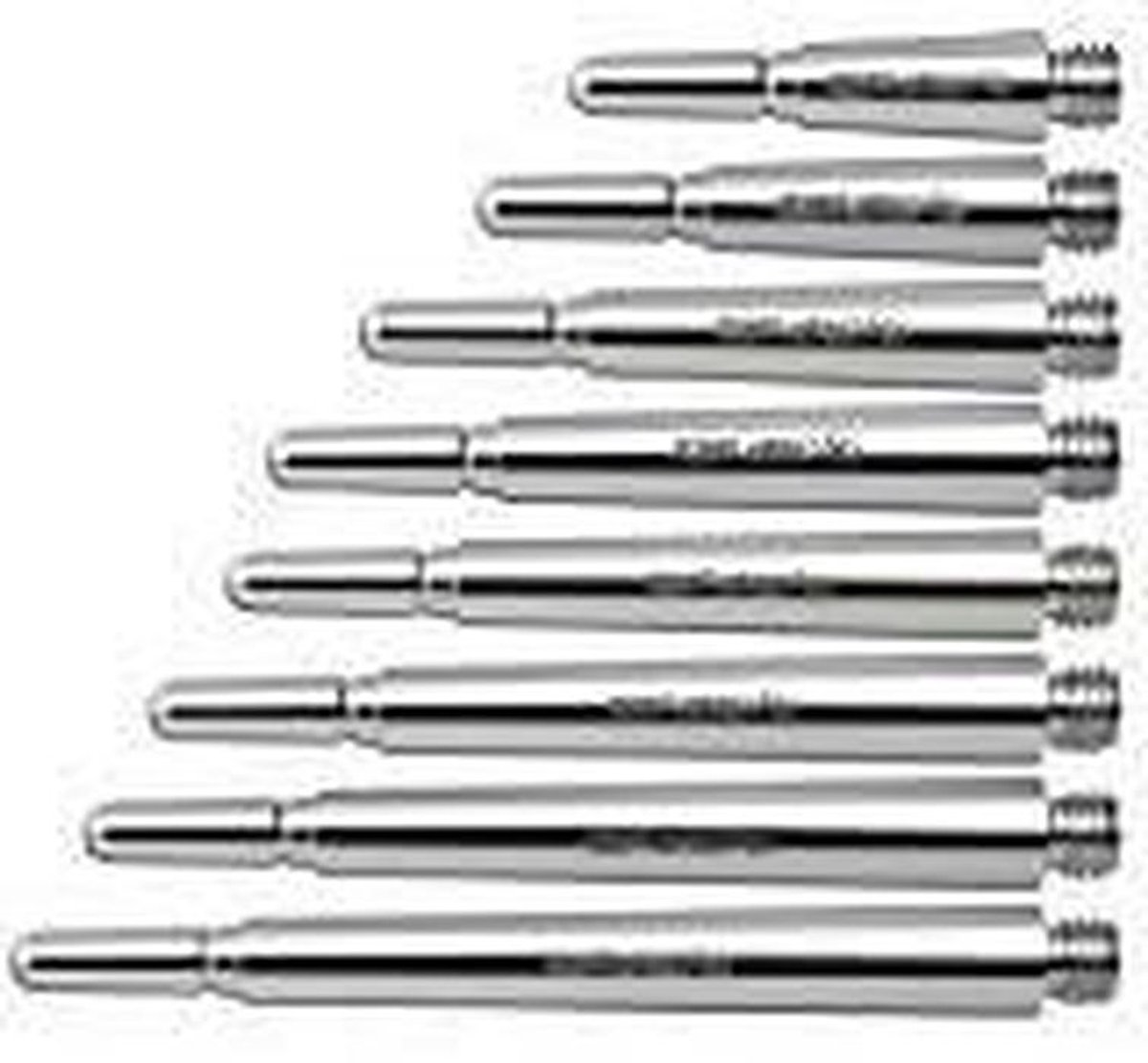Darts Assen - Vlucht Systeem - Darts Spelen - Push-in Vlucht Systeem - 28.5mm - Zilver