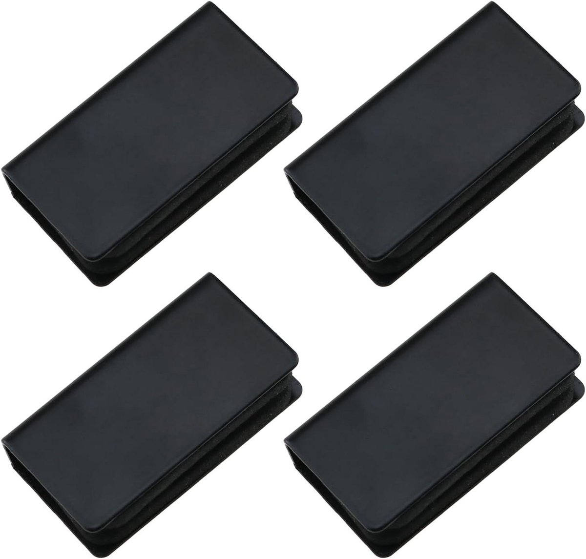 Klink Clips - Glazen Deur Clips - Kasten Beveiligen - Niet Magnetisch - 40x21x10MM - Zwart