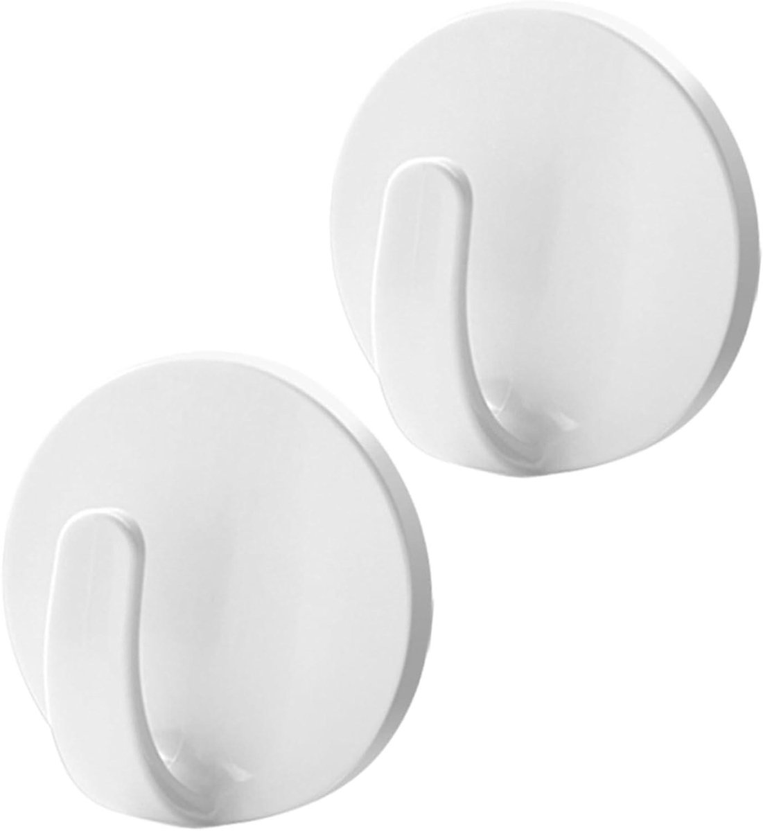Magnetische Haken - Koelkast Haken - Ruimte Besparen - Krasvrije Bevestiging - 43 x 43 x 40 mm - Wit