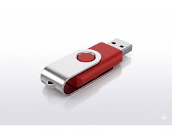 USB Stick 2 GB – 1 Stuk – High Speed Flash Drive – Geheugenstick voor Dataopslag – Willekeurige Kleur
