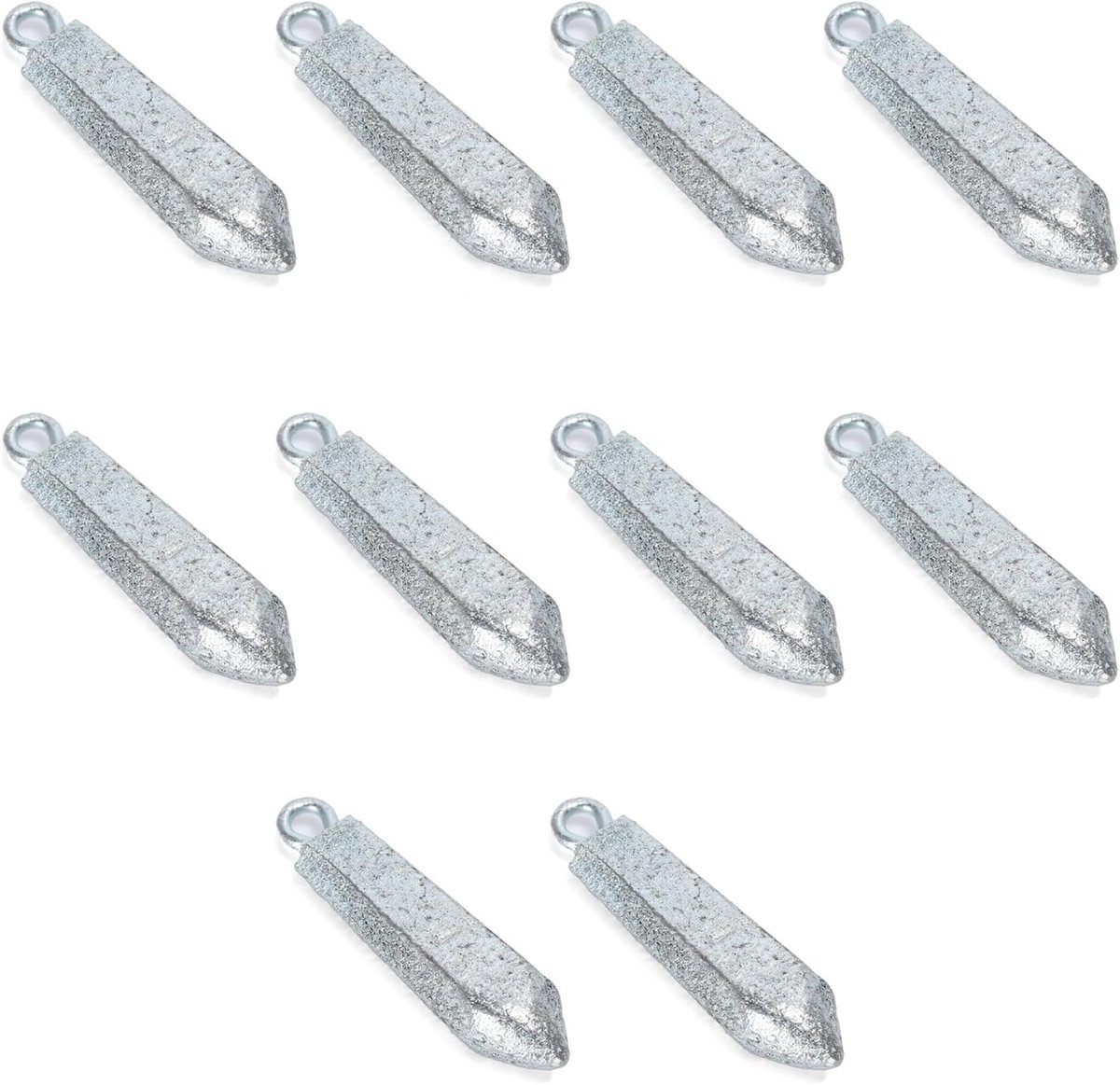 Teardrop Drop Shot Vissen Gewichten - 10 Stuks 30g/1oz - Ideaal voor Zoet- en Zoutwater Vissen