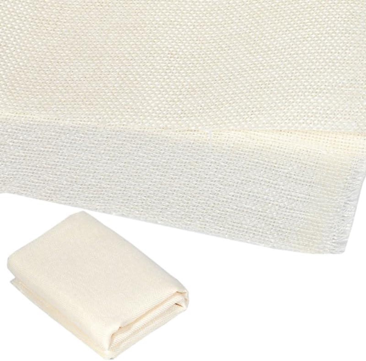 Luidsprekerdoek - Speaker Mesh Stof - Luidspreker Reparatie - Akoestisch Transparant - 145 x 50 cm - Wit