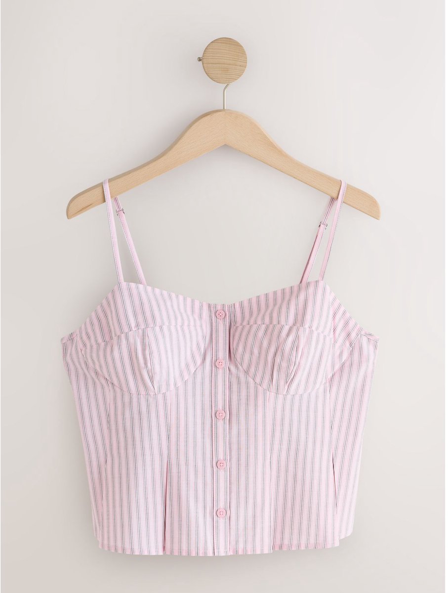 Next Peplum-top met halternek