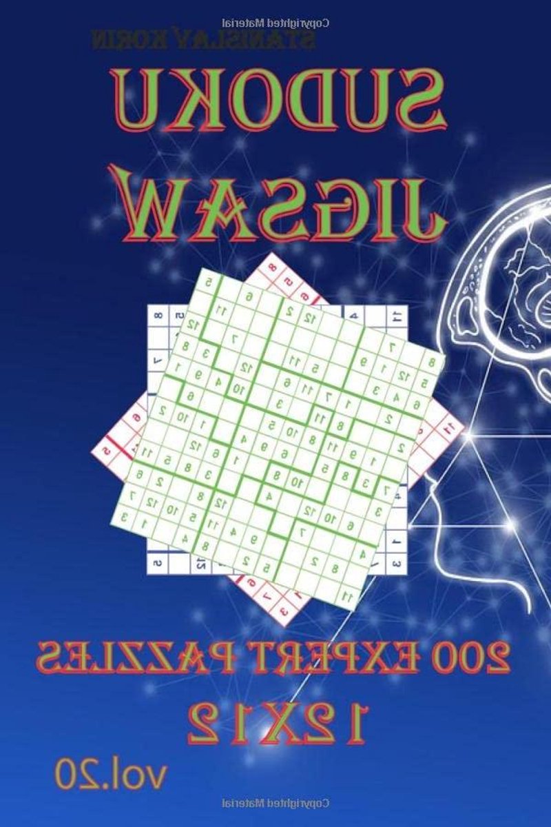 Sudoku Jigsaw Puzzel - Logica Puzzel - Hersenen Trainen - Onregelmatige Regio's - 12x12 Raster - Niet Van Toepassing