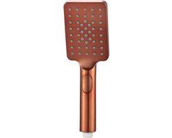 KINGBATH™ Handdouche Vierkante Bad Douche Handset Badkamer Douchekop Handset Handheld Geborsteld Messing Goud 3 Mode Functie