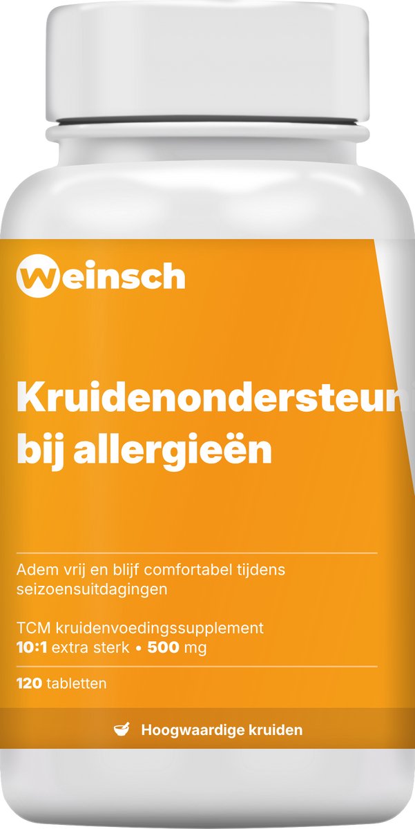 Weinsch Kruidenondersteuning bij allergieën (Bi Qiu Pian) | 10:1 extra sterk | 500mg | 120 tabletten