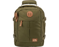 CabinMax Metz Reistas – Handbagage 24L Ryanair / Wizz Air – Rugzak Transavia – Schooltas - 40x30x20 cm – Compact Backpack – Lichtgewicht – Wood green