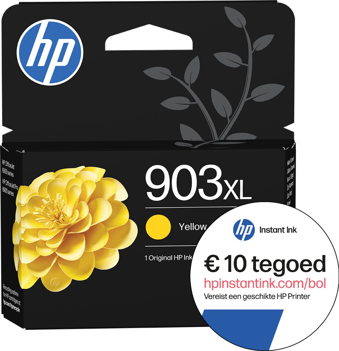 HP 903XL - Inktcartridge - Origineel - Geel + Instant Ink tegoed