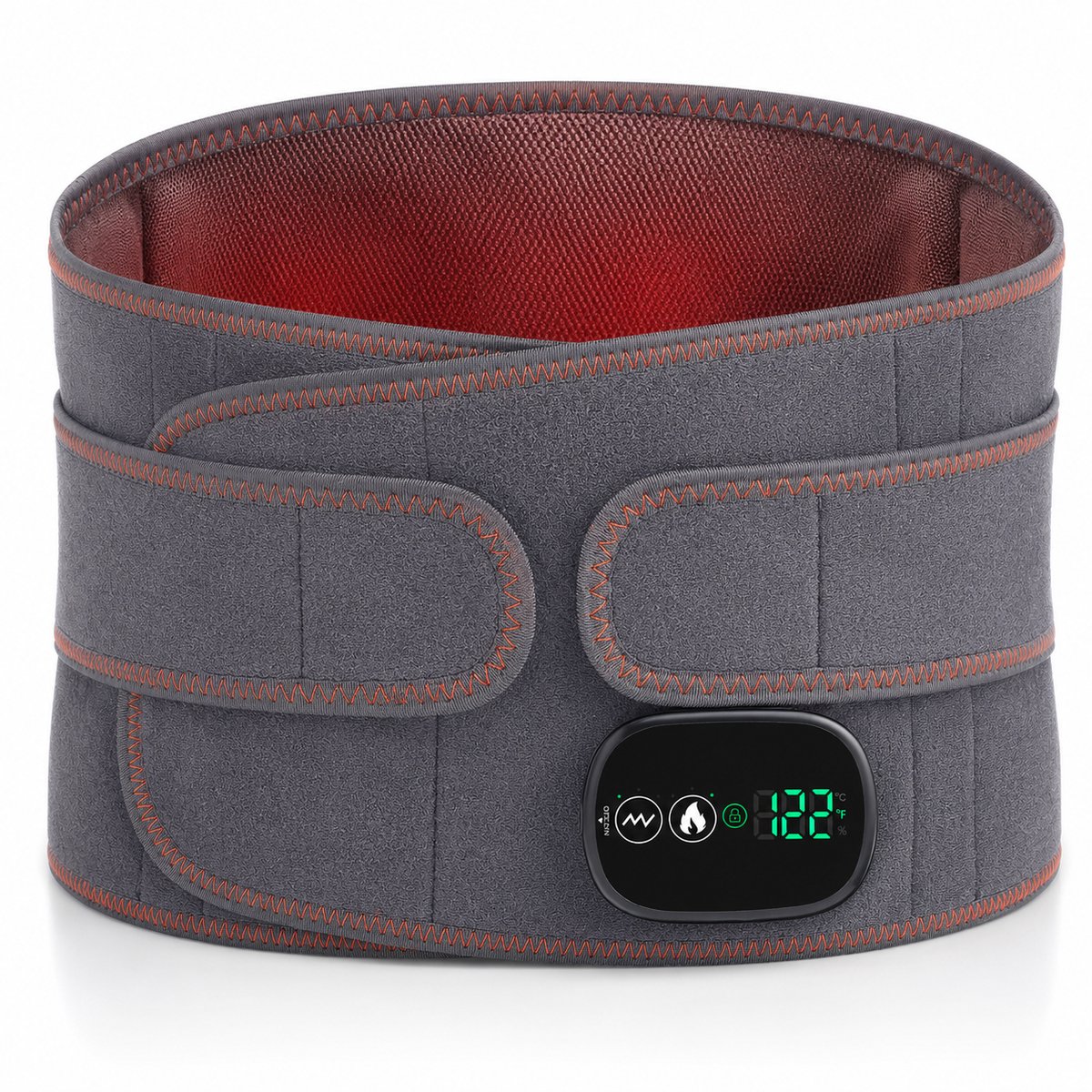 Gloovon® - Therapie Rugband - Draadloos - Infrarood Massage Band Onderrug - Rugpijn - Infraroodtherapie - Spieren & Gewrichten - Pijnverlichting - Warmteband