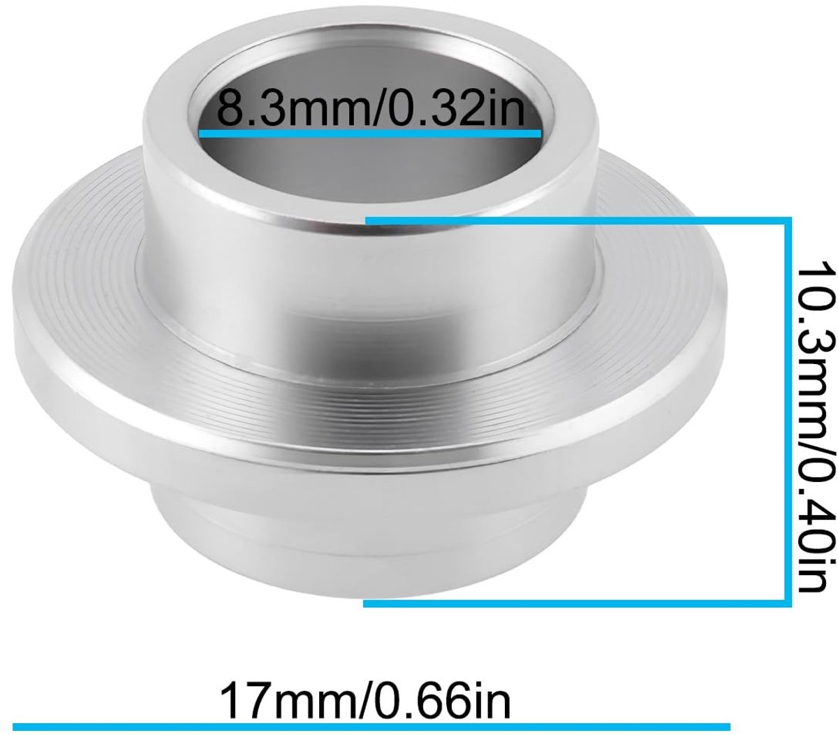 JHUBERS- Lager Spacer 10.3mm 5 Stuks Geschikt voor Stunt Scooter Voor Wielen van Koffers/Rolschaatsen Buiten-/Binnen Diameter 17/8.3mm Zorgt voor Soepele Rotatie Aspa