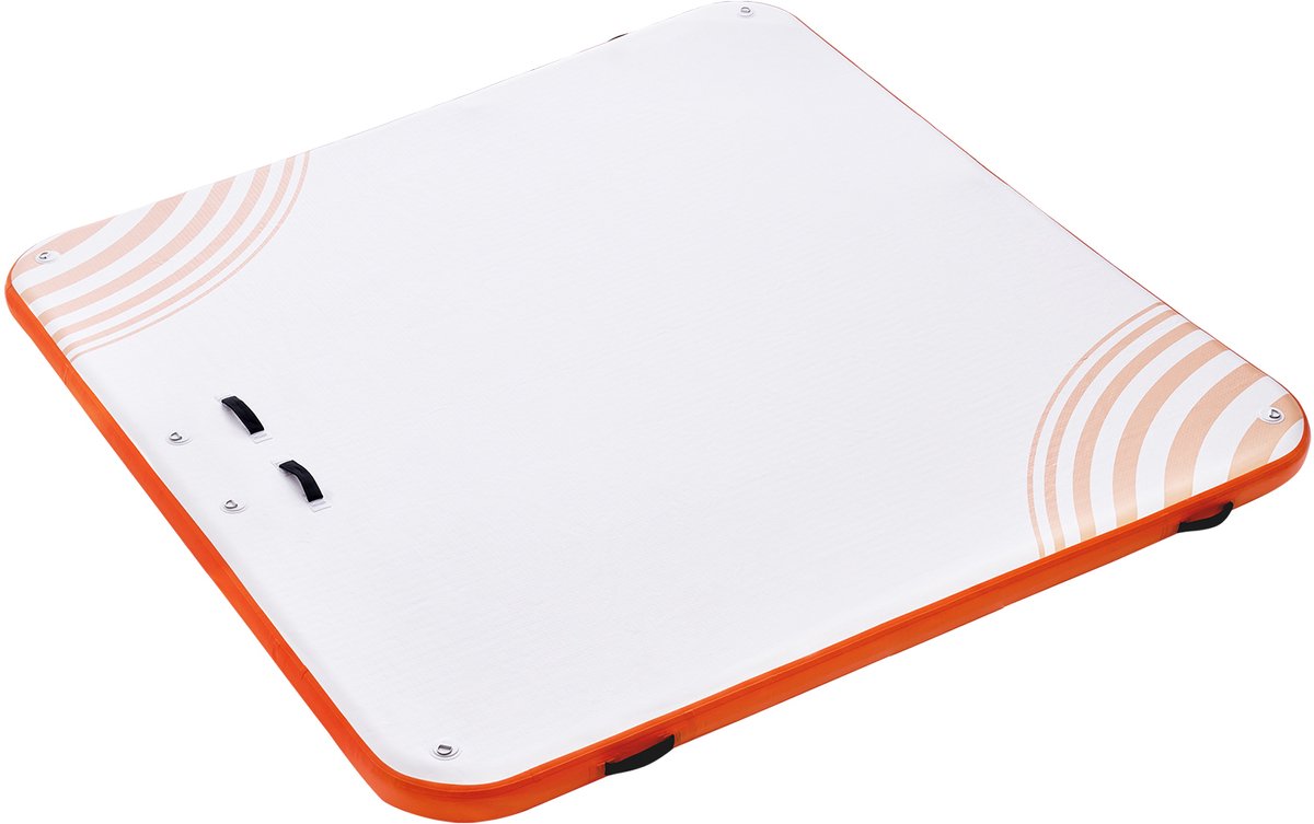 Opblaasbaar Trampoline- en Zwemplatform 3,04 X 3,04 m
