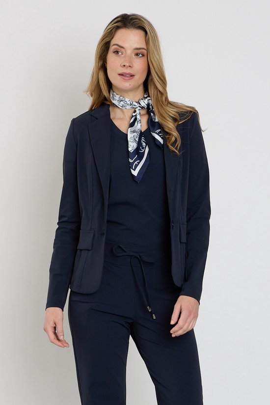 Mi Piace Travel Blazer Dames - Navy - Maat L/40 - 202015