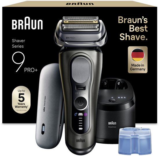 Braun Series 9 PRO+ Elektrisch Scheerapparaat - Pro SensoAdapt - SmartCare Center - 9675CC - Grafiet