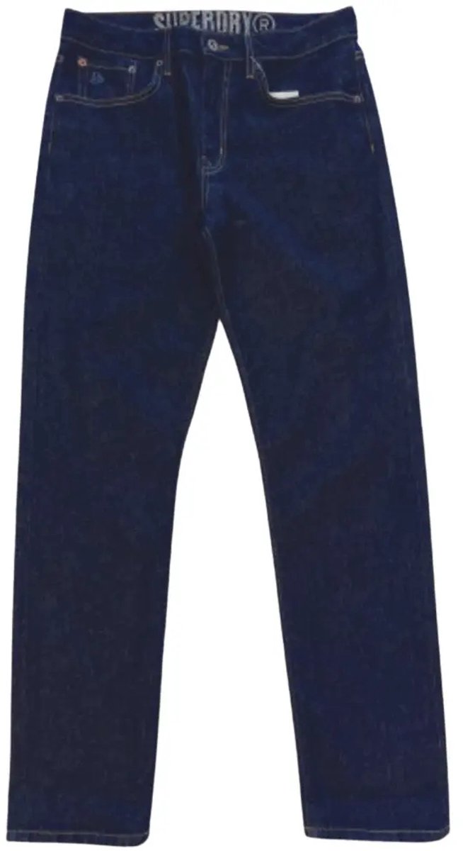 Slim Jeans Superdry Vintage Blauwe Reflectie
