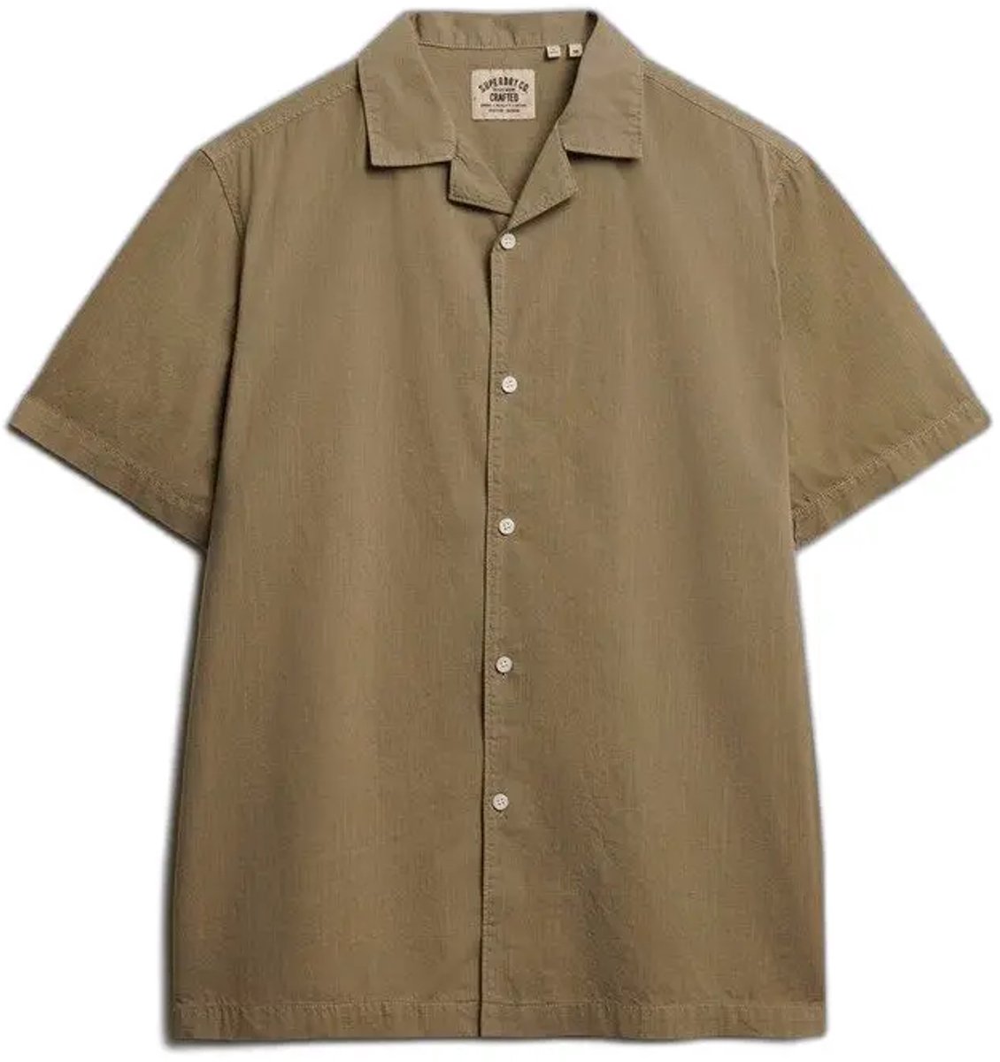 Superdry Cabana Overhemd Met Korte Mouwen M Man Groen