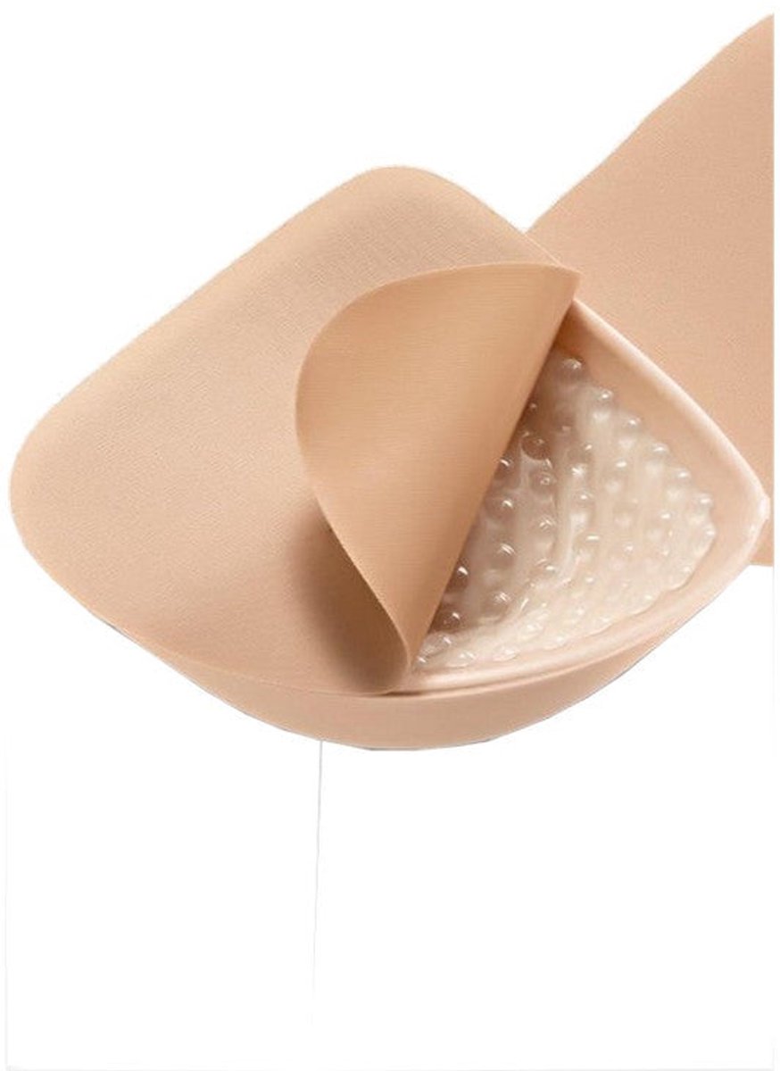 Amoena afdekstofje voor Contact borstprothese 384C 1S /167 - Ivoor - Maat 8