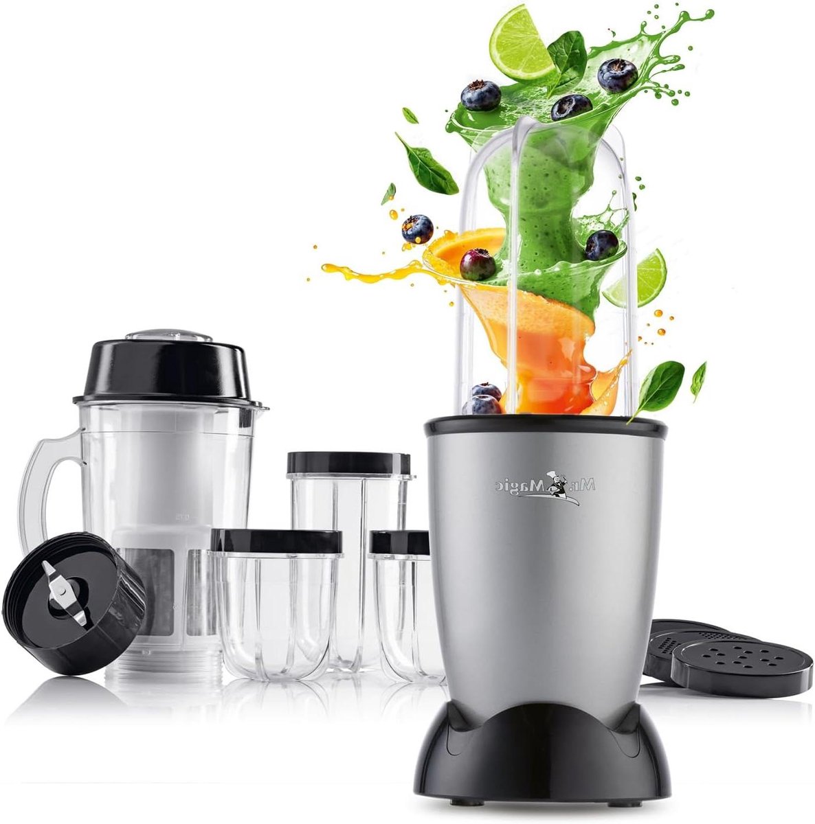 Mini Blender - Persoonlijke Mixer - Smoothies Maken - Compact Ontwerp - 300 ml - Zwart