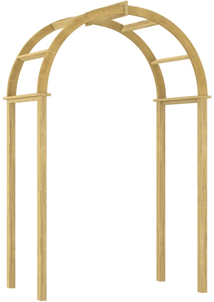 Tuinboog - 141 x 97 x 243 cm - massief - weerbestendig - natuurlijk