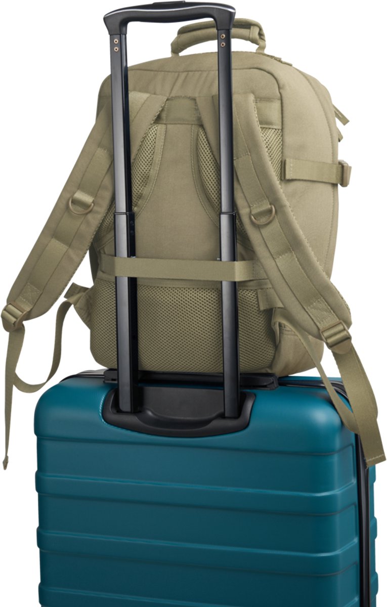 CabinMax Metz Reistas – Handbagage 24L Ryanair / Wizz Air – Rugzak Transavia – Schooltas - 40x30x20 cm – Compact Backpack – Lichtgewicht – Lagoon blauw – foto 3
