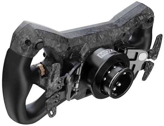 MOZA KS Pro Steering Wheel - 300 mm GT/Formule Sim Racing Stuur met HD Display en Dual Clutch Paddles - PC van Moza — afbeelding 4