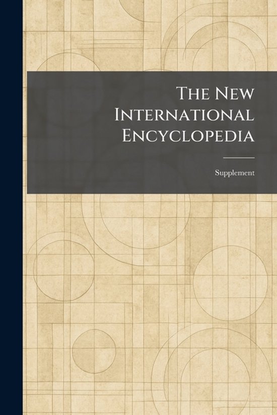 The New International Encyclopedia - cover