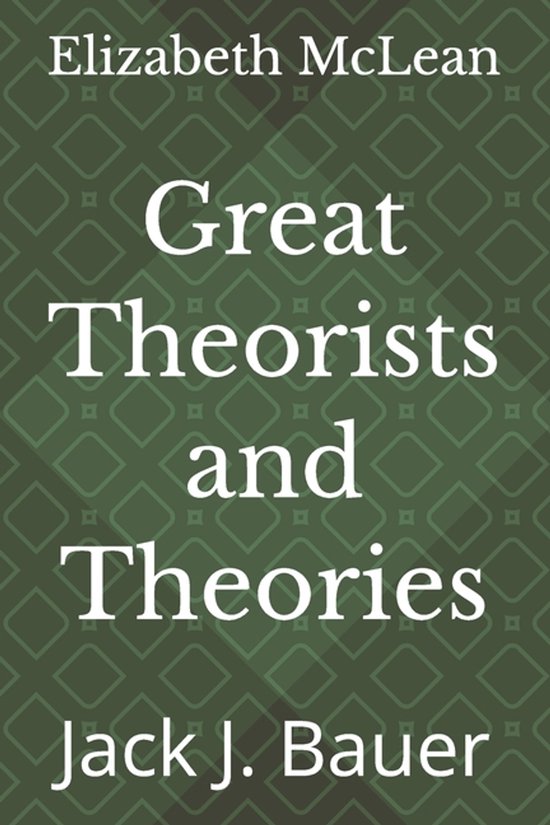 Great Theorists and Theories- Great Theorists and Theories - cover