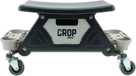 Tabouret d'atelier sur Roues CROP Auto Detailing Creeper BLACK
