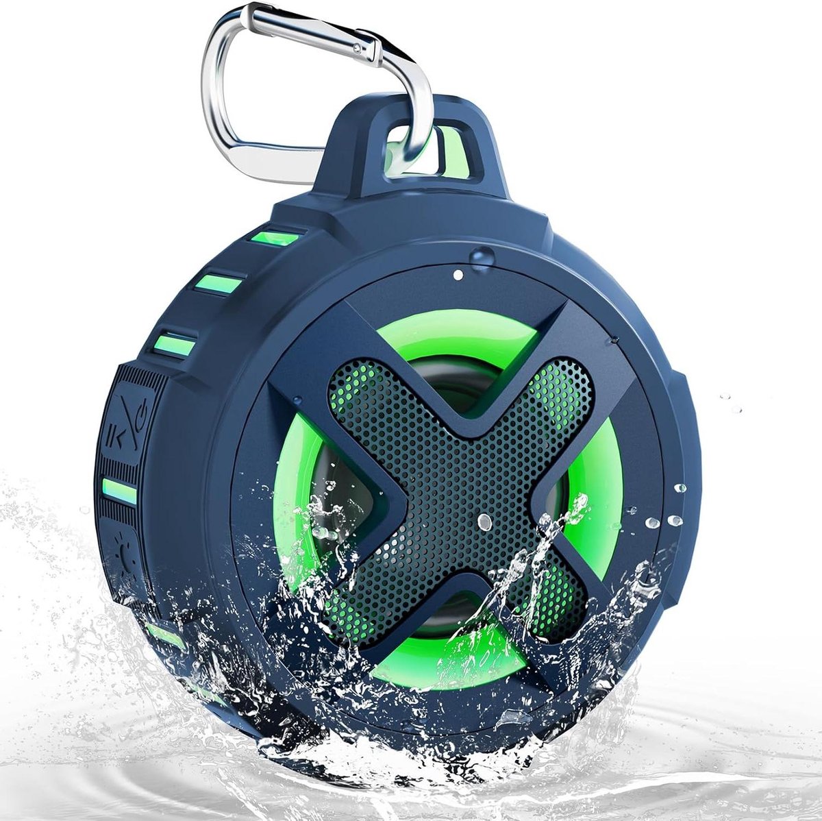 Draagbare Bluetooth Luidspreker - Waterdichte Speaker - Muziek Luisteren Buiten - IPX7 Waterdicht Zwevend - 12-24 Uur Speeltijd - Blauw