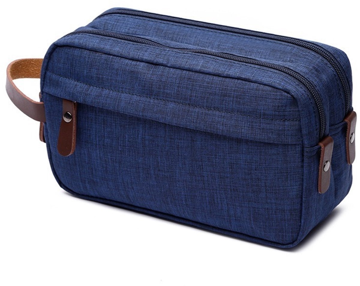 KZQ Toilettas waterdicht zwart heren dames travel organizer cadeau voor hem