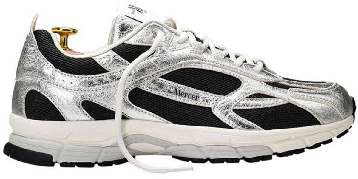 Mercer Amsterdam - Heren Sneakers The Re-Run Pineapple 2.0 - Zilver - Maat 46