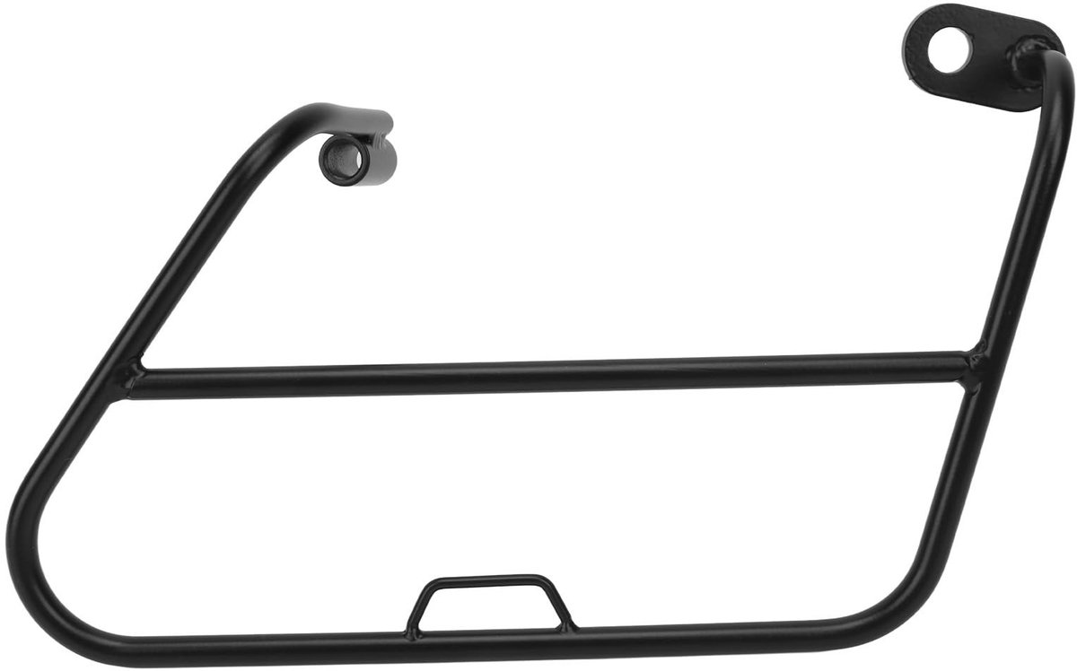 Dailygoods- Zijbagagedrager Metalen - Praktische Opslag - Eenvoudige Installatie - Zwarte Coating - Elegant Ontwerp - Geschikt voor Moto Super Cub C125 2019-2023 - Bagagerek