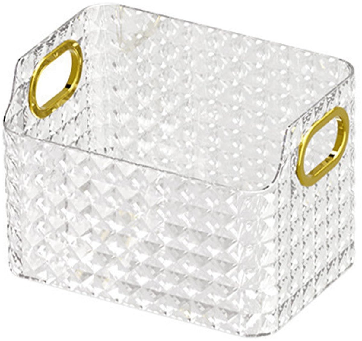 Dailygoods- Make-up Organizer Transparant - Draaibaar - Cosmetica Koffer - Opbergdoos - Toilettas - Ideaal voor Badkamer