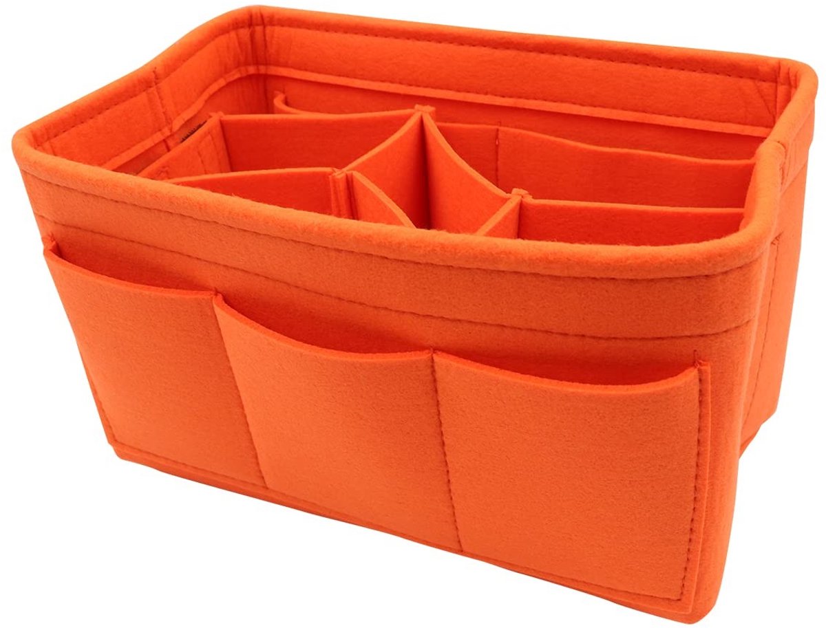 SOUQONE- Handtas Organiser Vilt - Tas Organizer - Portemonnee Organizer - Tote Bag Organizer - Cosmetische Organizer - 26x14x15cm