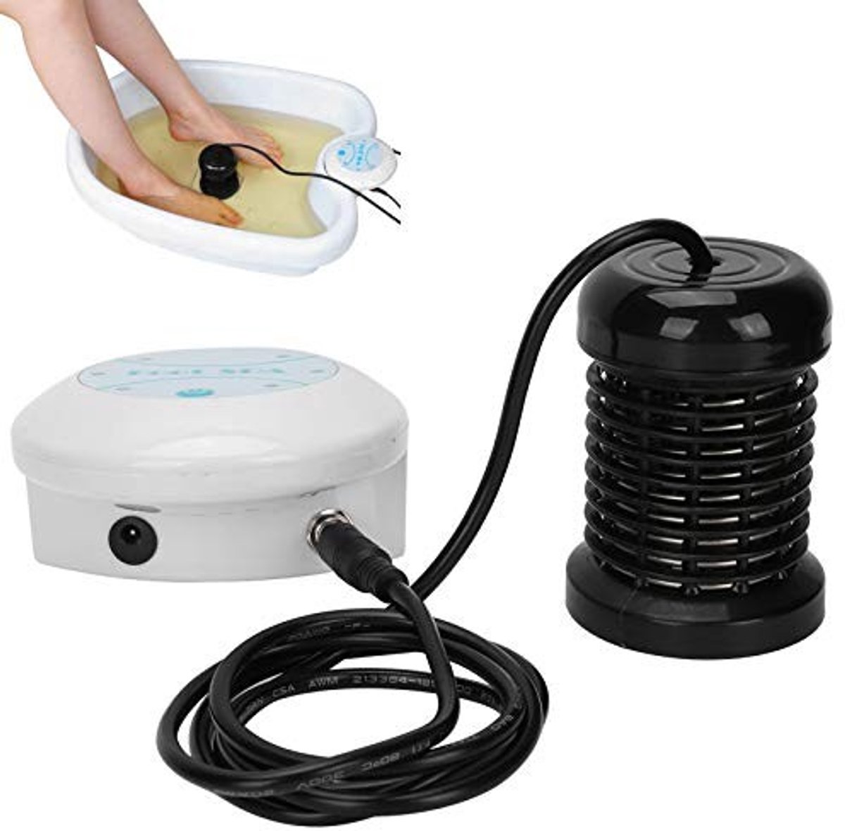 SMOAKEZ - Voetspa - Detox Voetmassage - Draagbare Voetreinigingsmachine - Gezondheidszorg - Ideaal voor Thuisgebruik - Voor Iedereen