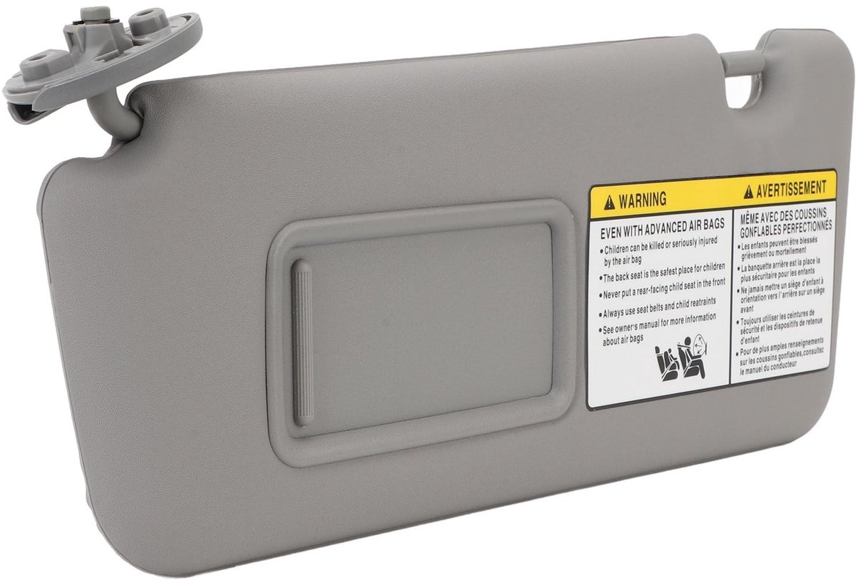 Dailygoods- Zonneklep Duurzaam - Zonneklep Auto - Zonneklep met Make-upspiegel - Vervangend Onderdeel - Geschikt voor RAV4 - Bestand tegen Vervaging - Zonneklepje