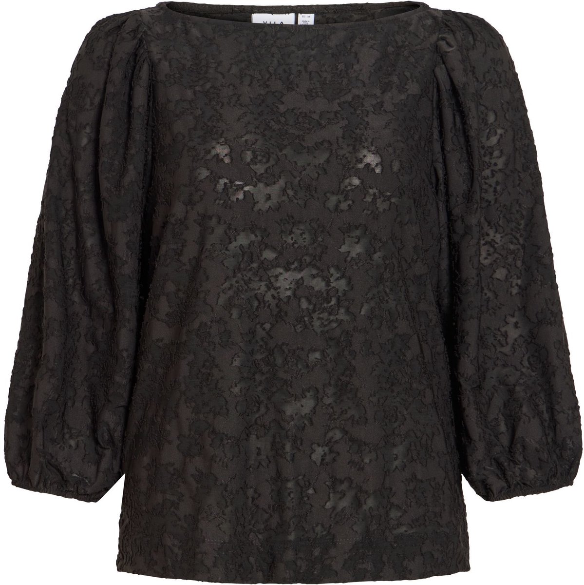VILA top met 3/4-mouwen VICAPERA Boothals