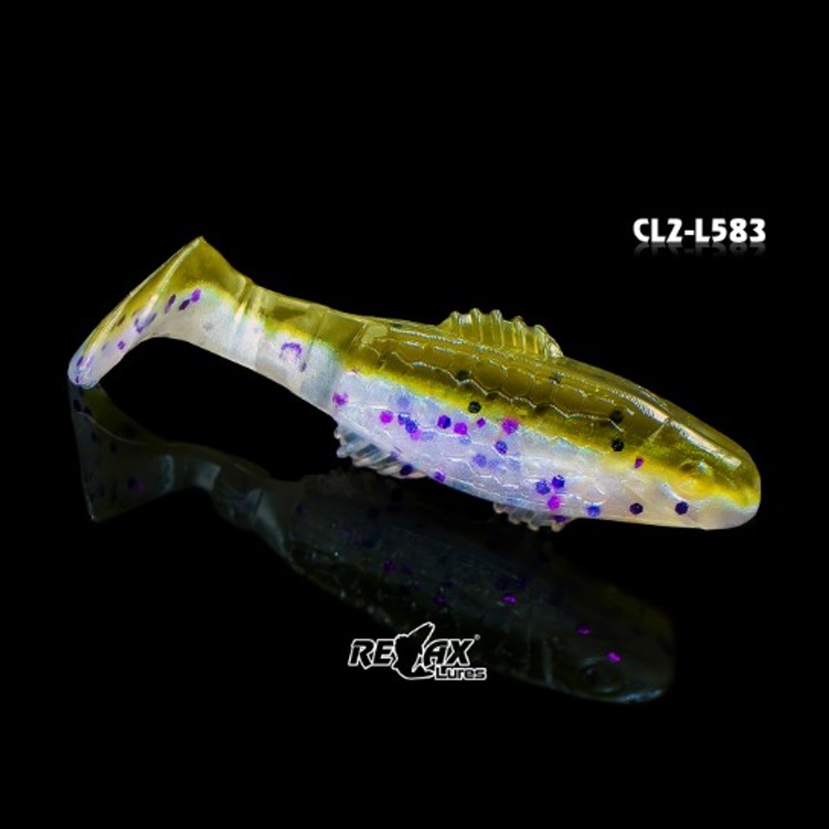 Relax Lures Clonay Green Pearl Glitter (4.5cm)