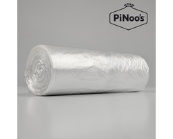 Transparante Vuilniszakken 60 Liter | 10 rollen à 50 zakken - HDPE-plastic | 6 My | 62x72 cm - Doorzichtige vuilniszakken 60 liter, Doorzichtige vuilzakken 60L (06207201106)
