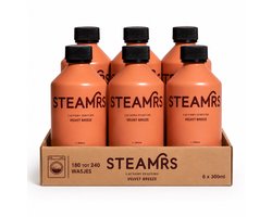 STEAMRS - Luxe Wasparfum - Velvet Breeze - 300 ml x 6 Designer parfum voor je kleding - 180 tot 240 wasbeurten - Verzorgend voor textiel