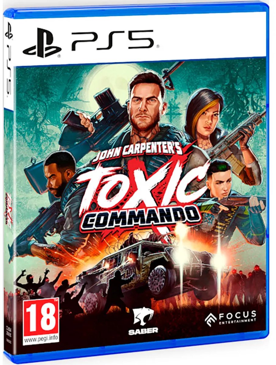 Playstation Games Ps5 John Carpenter´s Toxic Commando Transparant