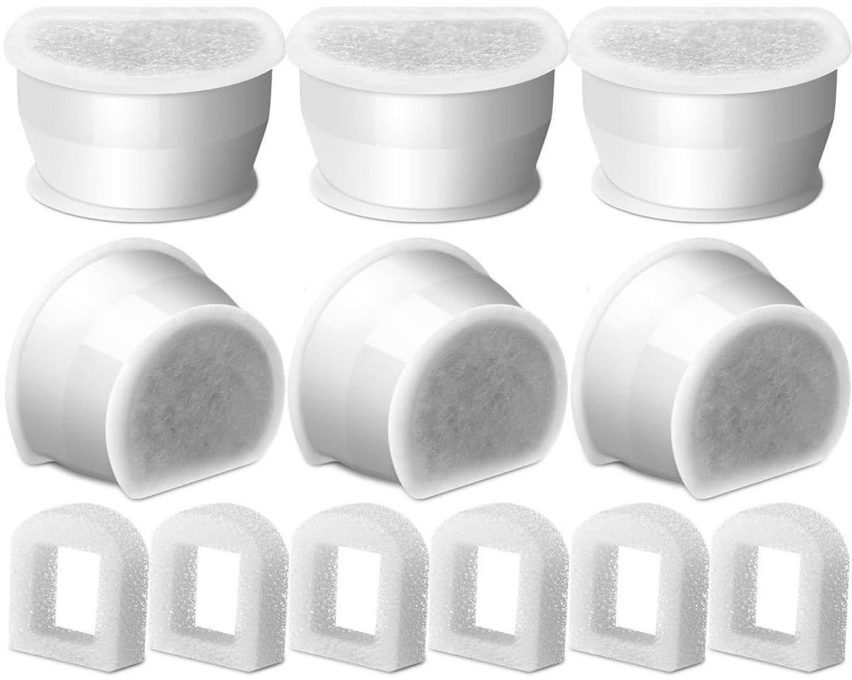 Dailygoods- Kattenfonteinfilter Drielaags Design - Vervangingsfilters - Voorfilter - Schui