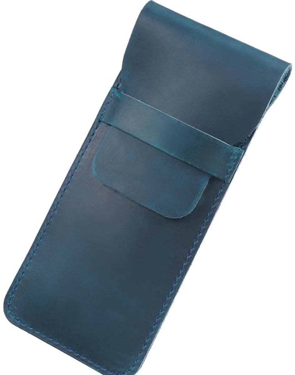 Dailygoods- Pennenzakhouder Handgemaakt van Kalfsleer - Pennenetui