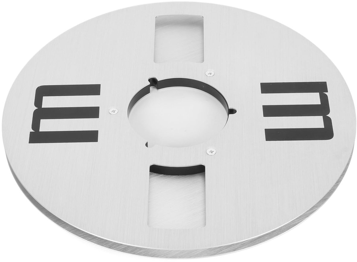 Dailygoods- Opnameband 10.5 inch - Lege Roller Tape - Aluminium Beugel - 4-Hole Design - Geluidsopname - Versterkte Duurzaamheid - Opnamebandrol